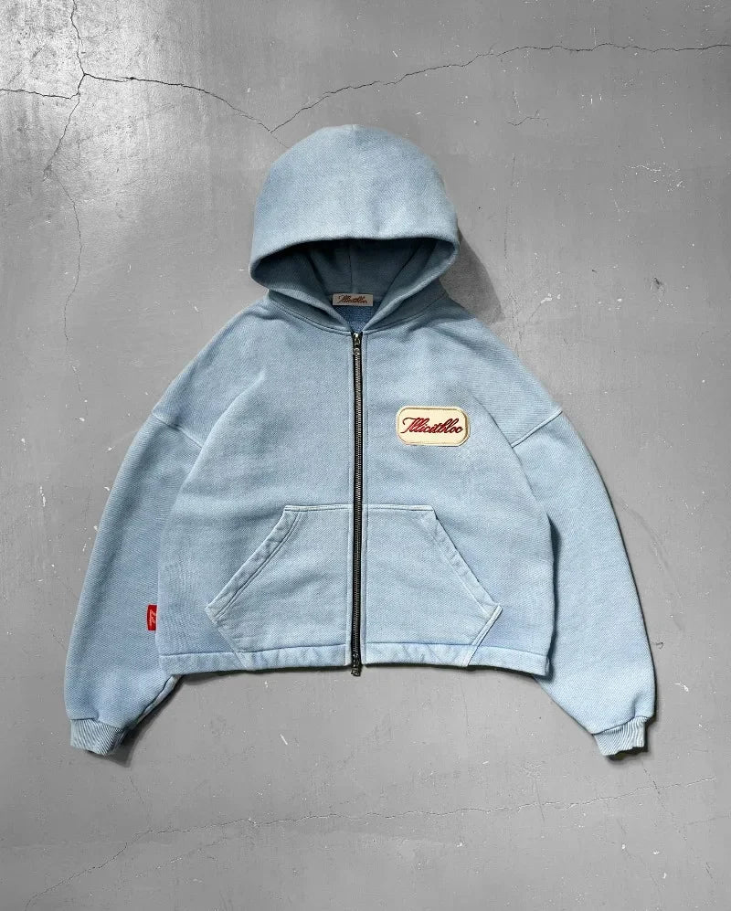 BLACKWARD YRN ❈ ZIP HODDIE