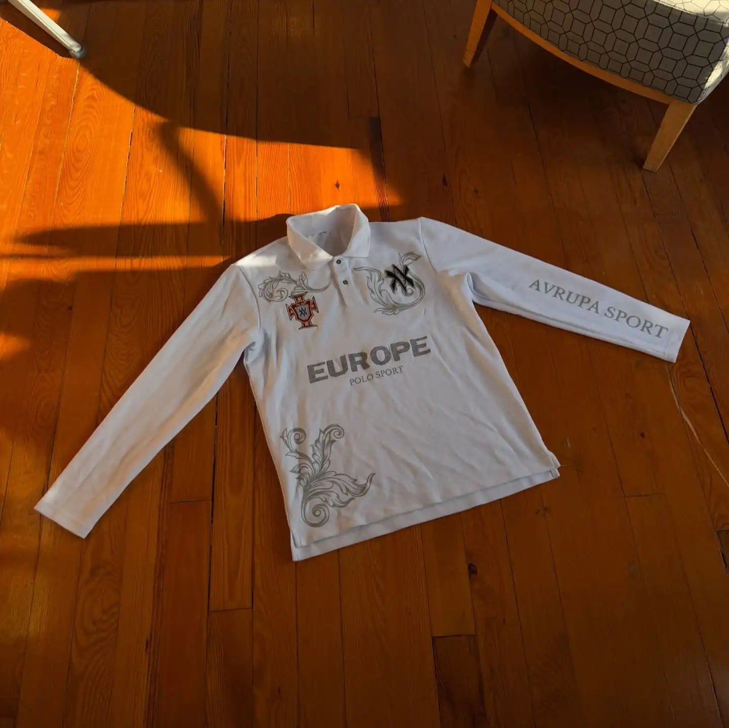 Blackward Knis Retro Long Polo Shirt Y2k