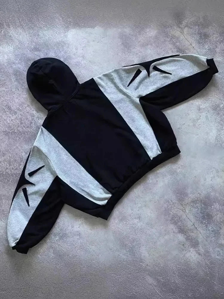 Y2K Embroidered Design Loose Zipper Men's H
