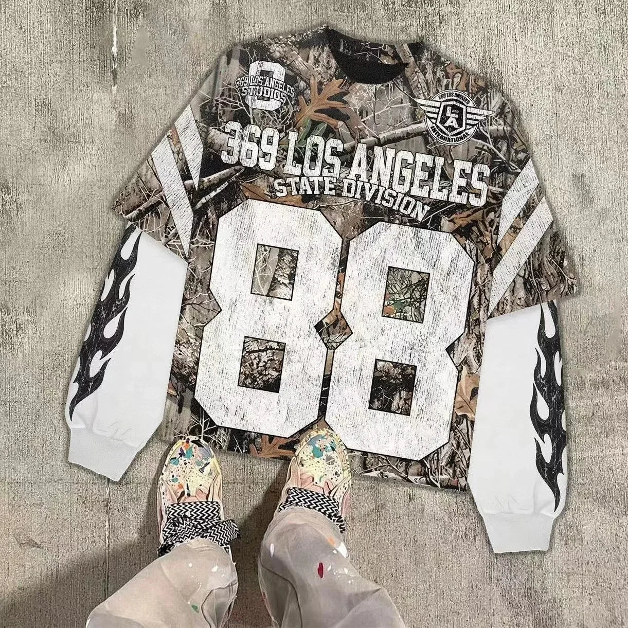 Blackward Noircrew Y2K  Camouflage Jerseys