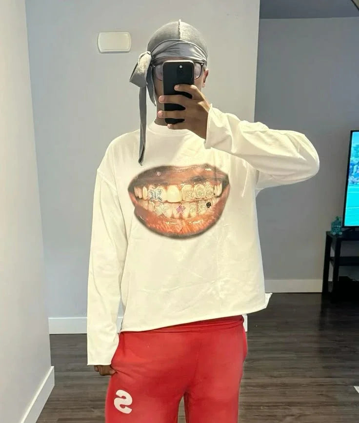 Blackward Nebula Hip Hop  Long Sleeve Tooth
